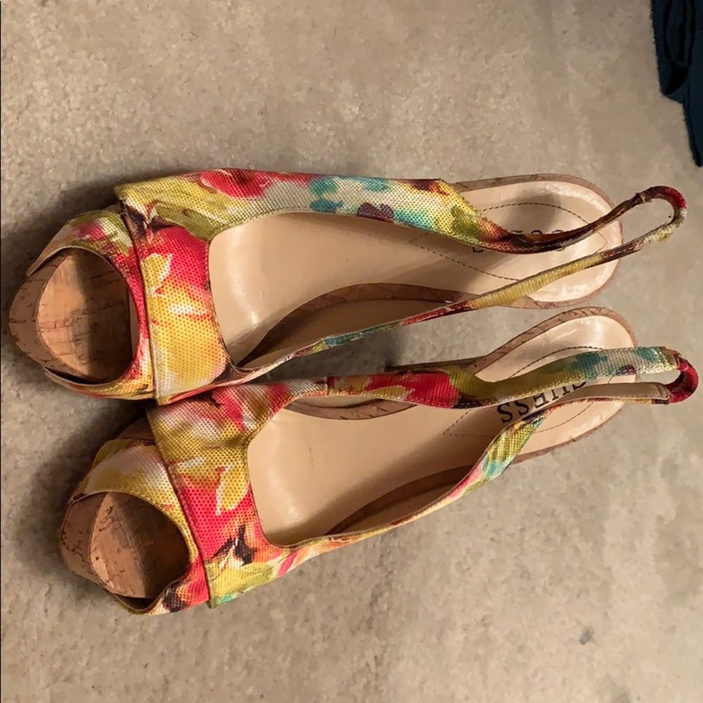 Floral Guess Slingbacks